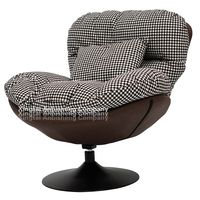 Fauteuil inclinable à bascule moderne et réglable, pivotant à 360°, pour une personne