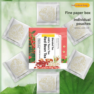 Gerösteter Adzuki-Bohnen und Job's-Tears Kräutertee in Geschenkbox Natürlich Koffeinfrei Getreide-Infusion Andere Traditionelle Chinesische Medizin - Product Image 3