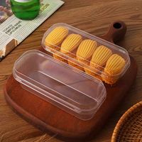 Boîte d'emballage pour cupcakes tiramisu, emballage individuel pour desserts, emballage pour pâtisserie en morceaux, pâtisserie basque enroulée