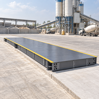 Balance modulaire pour camions 3 x 18 m avec quatre capteurs de pesage par section pour le pesage de véhicules lourds