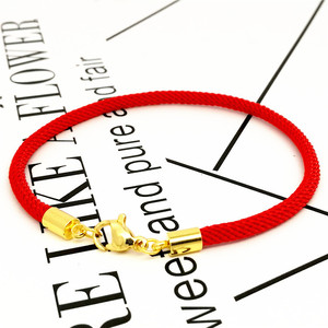 Red String <b>Bracelet</b> 3mm <b>Adjustable</b> Lucky <b>Bracelet</b> For Couples Unisex Jewelry Gift - Product Image 2