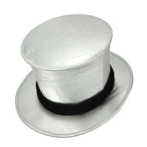 Chapeau de magicien pliable de haute qualité, argenté, doré, rouge, avec étoiles et lune, pour spectacles de magie sur scène. - Product Image 2
