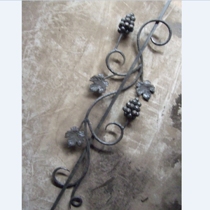 Forged Iron <strong>Newel</strong> <strong>Post</strong> Components Stair Railings Fence Gate - Product Image 3