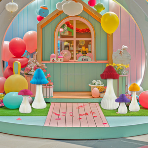 Umiss Paper - Decoración <span class=keywords><strong>de</strong></span> <span class=keywords><strong>Primavera</strong></span> para Ventanas con Forma <span class=keywords><strong>de</strong></span> Hongo <span class=keywords><strong>de</strong></span> Pascua, Adorno <span class=keywords><strong>de</strong></span> Panal <span class=keywords><strong>de</strong></span> Abeja, Artículos para Fiestas, Decoración Ecológica para el Hogar - Product Image 6