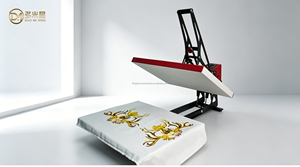 Máquina de Prensa de Calor Semiautomática de 40*60cm FS-136, Pequeña Máquina de Transferencia de Calor <span class=keywords><strong>con</strong></span> Apertura Automática y Cajón - Product Image 2
