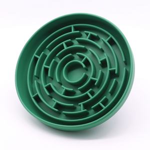 Bol de nourriture pour animaux de compagnie en silicone personnalisé avec logo, anti-glouton, anti-étouffement, alimentation saine, anti-ballonnement, bol de nourriture pour chat et chien à alimentation lente - Product Image 2