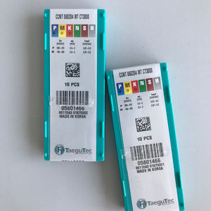 CCMT 060204 MT CT3000 Taegutecs CNC <b>Square</b> Carbide Inserts Tungsten Carbide Turning <b>Tools</b> Customizable OEM Stock - Product Image 4