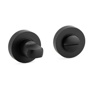 Muletilla de déverrouillage en zamak 35 nickel brossé, noir mat, or brossé, finition nickel brossé - Product Image 3
