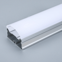 Tube LED linéaire à installation facile 30/60/72/120W Noir/Argent 2/4/5/8 pieds Garantie 3 ans Angle de faisceau 120°