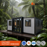 BlocNEST Maison Extensible pour Conditions Météorologiques Extrêmes, Maison Préfabriquée, Isolation PU, Acier Q355B, Villa Modulaire Prête à l'Expédition