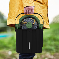 Portable 16000mAh Rechargeable USB Power Bank Éclairage De Voiture Pulvérisation 3 Niveaux De Vitesse Du Vent Pour Camping En Plein Air Utilisation De La Voiture Humidifier