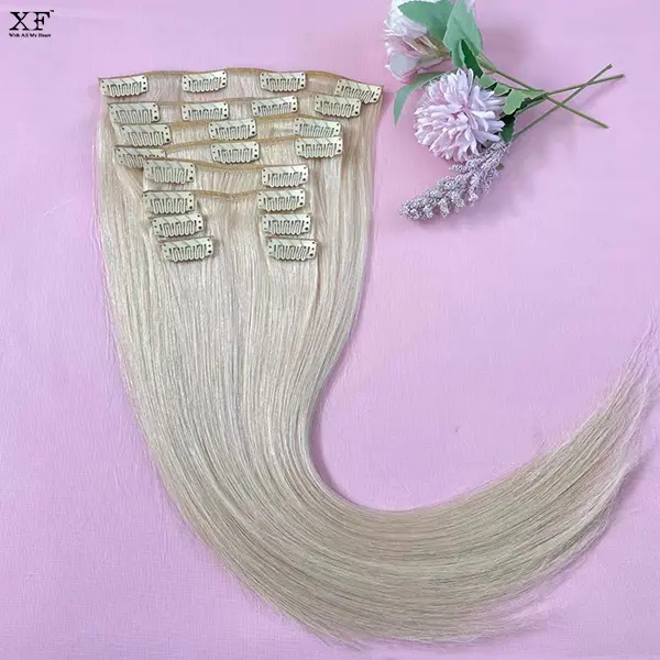 Top Grade 100 Remy Human Hair Clip In Hair Extension