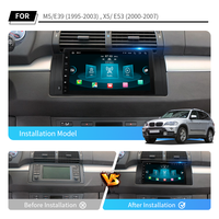 KLYDE Autoradio pour BMW E39/E53/X5 7 "/9" IPS Android Head Unit GPS Navigation Carplay DSP Android-Auto DAB +