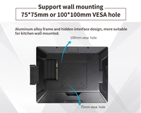 15 "Черный сенсорный экран Pos SSD 64GB Epos система для заказа ресторана и кассовый аппарат