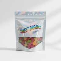 Caramelos de Frutas Surtidas con Sabor Natural, Bolsa Metalizada con Cierre Hermético, para Niños, 10 oz, Aprobado por la FDA, Bolsa Vertical
