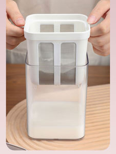 เครื่องมือครัวสแตนเลส Syh217 สำหรับทำชีส โยเกิร์ต กระชอนกรอง แยกกากนม พร้อมภาชนะ - Product Image 4