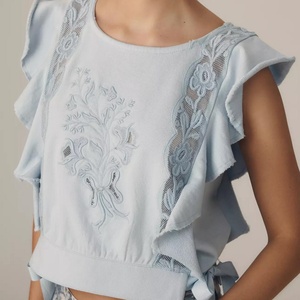 Nuevas Blusas sin Mangas con Bordado Paisley Vintage, Elegantes y Casuales para Mujer - Product Image 3