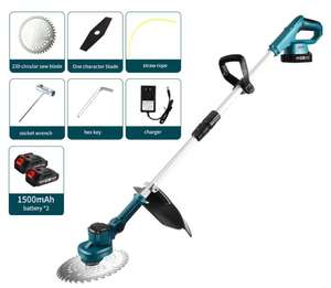 Borstelloze Telescopische Grasmaaier High-Power Lithium Maaier Telescopische Vouwmodellen Tuinmaaier - Product Image 3