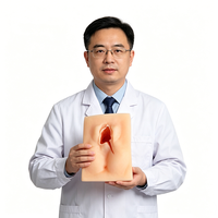 Simulador de entrenamiento de silicona Healer para práctica de sutura de episiotomía y incisión perineal en modelo anatómico de vulva