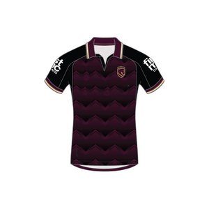 2026 Brisbane Bronco Jersey Custom Print Geborduurde Logo Quick Dry Korte Mouw Polo Stijl NRL Super Rugby T-Shirt voor Heren - Product Image 3