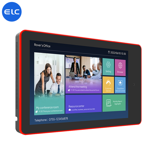10 Inch Touch Screen Rockchip Quad Core Wi-Fi RJ45 USB Android 8.1 Poe Meeting Room All in One Tablets NFC Supported New
