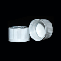 Usine en gros 24/410 noir blanc plastique PP CRC capuchon nervuré bouchons résistants aux enfants couvercles avec insert en feuille d'induction
