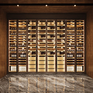 Vinoteca de Acero Inoxidable para Uso Comercial, Hoteles, Villas y Hogares, Enfriador de Vino Rojo Personalizable, Vinoteca - Product Image 6