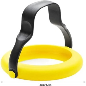 Utensilios de cocina DIY: Molde para huevos fritos 3 en 1, herramientas para hacer huevos fritos fáciles de usar con mango, anillo para huevos sin fugas para desayunos calientes - Product Image 5