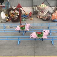 Manège de ferme amusant pour enfants et adultes, équipement de parc d'attractions extérieur sans moteur, certifié CE, pour foire et carnaval