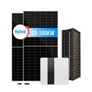 Panel Surya Pv Yang Sangat Baik Cmec-10kw Sistem Energi Surya Hibrida