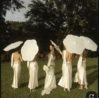 Parapluie décoratif de style ancien en soie unie et papier huilé, avec baleines en bambou, pour la danse Hanfu et la décoration intérieure
