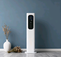 Humidificateur de sol grande capacité 10L avec stérilisation ultrasonique, brumisateur d'air intelligent à humidité constante pour usage domestique et hôtelier