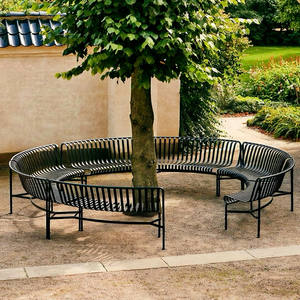 ม้านั่งไม้ไผ่กลางแจ้งสไตล์ร่วมสมัยและเก้าอี้พักผ่อนพร้อมเบาะกันน้ำสำหรับห้องนั่งเล่นและร้านกาแฟในสวนสาธารณะ - Product Image 4