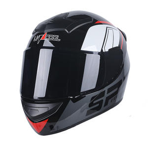 หมวกกันน็อครถจักรยานยนต์แบบเต็มใบสำหรับผู้ชายและผู้หญิงหมวกกันน็อคสำหรับทุกฤดูได้รับการรับรองจุดป้องกันหมอกและกันแดด - Product Image 1