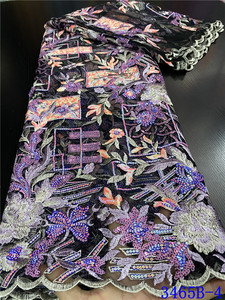 Type de paillettes de tissu de dentelle de haute qualité avec le prix concurrentiel - Product Image 4