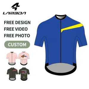 लैमेडा 2024 ग्रीष्मकालीन ओईएम पुरुष महिला बाइक वियर शर्ट कस्टम साइकिल कपड़े सिक्लिस्मो कुसोमट पुरुष साइक्लिंग जर्सी