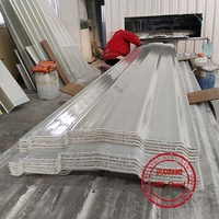 Tôles de toiture ondulées en PRV personnalisées de 0,8 mm à 3,0 mm, diverses couleurs, panneaux en fibre de verre transparents, directement de l'usine OEM