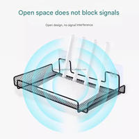 Support mural pour console de jeu, décodeur TV, routeur WiFi, étagère de rangement