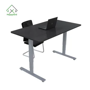 Wholesale high quality modern design square shape office desk standing computer table for commercial furniture