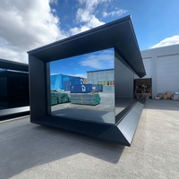 Maison conteneur préfabriquée en acier de luxe, design contemporain clé en main, écologique, pour hôtel, chambre et salon – Vente en gros