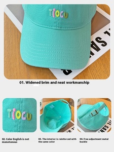 2025 nueva llegada Primavera Verano gorra de béisbol para mujeres y hombres moda suave sombrero de copa amarillo verde claro rosa azul púrpura Rosa rojo - Product Image 5
