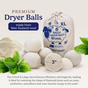 Boules <span class=keywords><strong>de</strong></span> séchage en <span class=keywords><strong>laine</strong></span> avec logo personnalisé pour la lessive, adoucissant naturel pour tissus, réduit les plis des vêtements, séchage plus rapide, respectueux <span class=keywords><strong>de</strong></span> l'environnement - Product Image 2