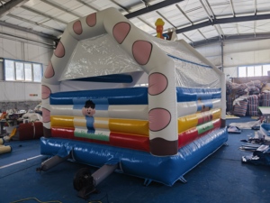 0,55mm Pvc vinilo azul salto casa castillo inflable gorila casa comercial Pvc Infatables Jumping Castle - Product Image 5