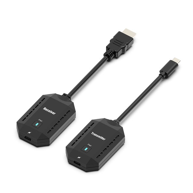 2025 New Item 50M No Latency for HDMI Wireless Transmitter Receiver Kit 1080P 4K Video Display for PC TV Plastic Wireless