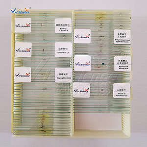 Suministro directo de fábrica: Portaobjetos biológicos mixtos de 91 tipos de plantas y animales, preparados para microscopía. - Product Image 2