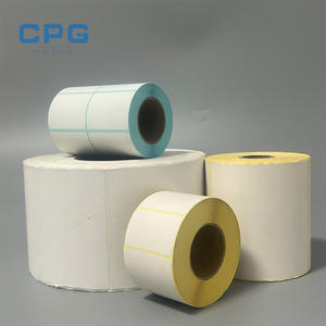 Rollo de Papel Térmico Autoadhesivo Brillante de Alta Calidad para Etiquetas de Envío con Código de Barras Sensible al Calor, 4x6 Pulgadas - Product Image 1