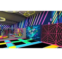 Centre sportif familial commercial, équipement de parc d'aventure personnalisé, aire de jeux intérieure pour enfants
