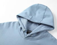 Oversize Drop Shoulder 430Gsm Venta caliente de manga larga de lana de tela de algodón poliéster logotipo personalizado pulóver sudaderas con capucha de los hombres