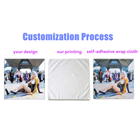 Vente en gros de tissu adhésif personnalisé pour impression par transfert thermique de portraits de personnages d'anime, en microfibre, promotionnel, pour appareil photo