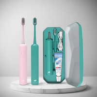 Brosse à dents électrique rechargeable USB 3 modes, étanche IPX7, avec capteur tactile, pour adultes, marque privée, idéale pour les voyages